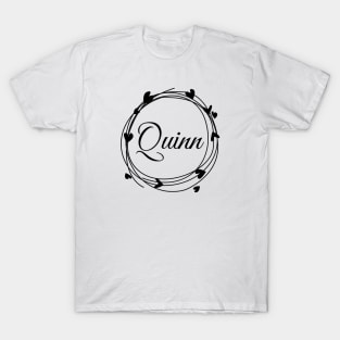 Quinn name cute design T-Shirt